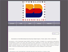 Tablet Screenshot of biyomalzeme.org.tr